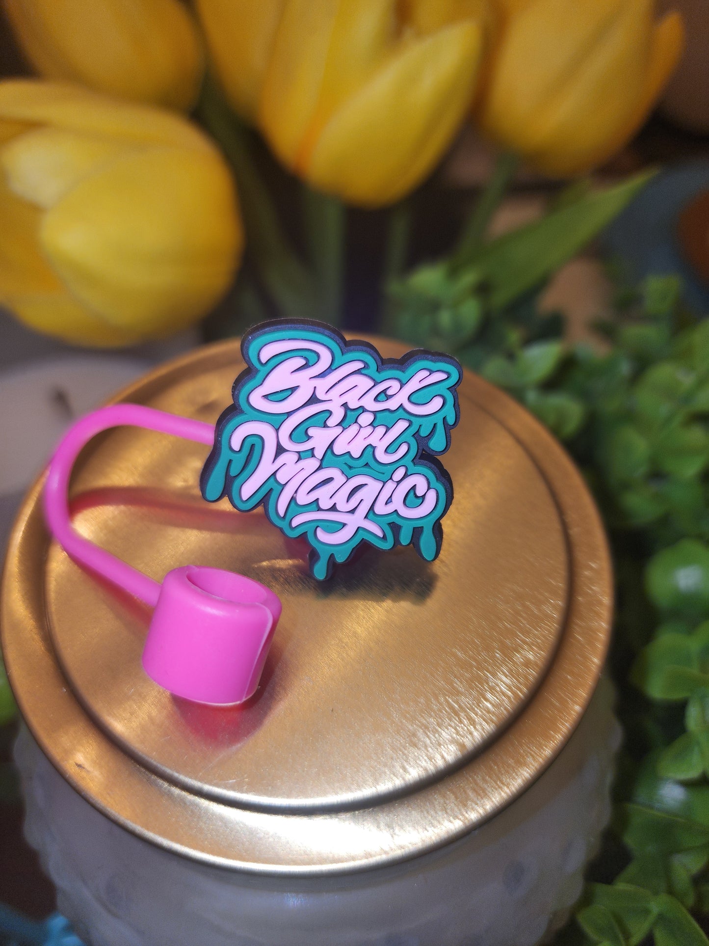 SIS-Black Girl Magic Straw Topper