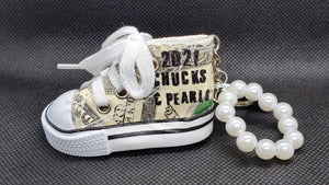 Chucks & Pearls Commemorative Key Chain