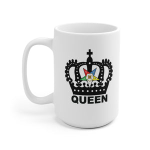 Queendom White Ceramic Mug