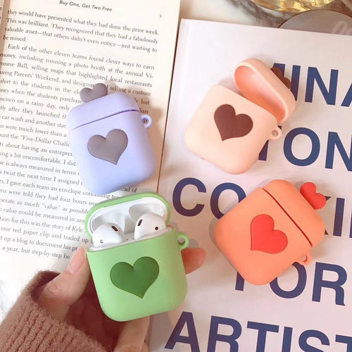Pastel Heart AirPods Case